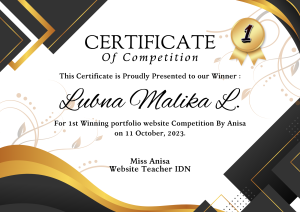 Black Gold Modern Elegant Certificate of Competition Certificate
